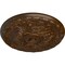 Ekena Millwork Amelia Ceiling Medallion (Fits Canopies up to 4 1/8"), 15 3/4"OD x 5/8"P, Root Beer Crackle CM16AMRBC - alternate 2
